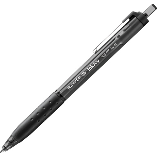 Inkjoy 300RT Pen, Black, 1 mm, Retractable Duraquip Inc