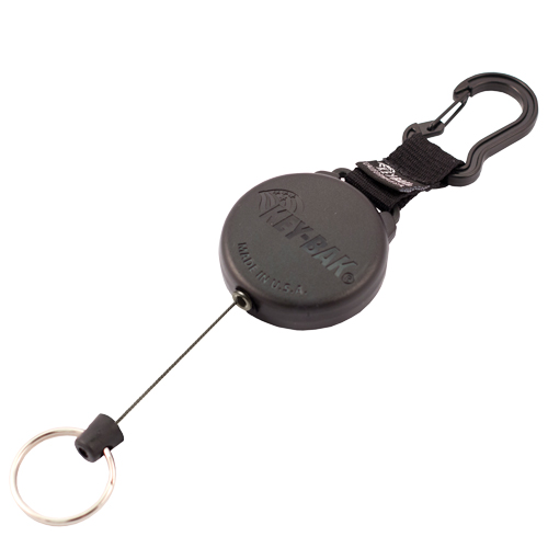 Securit Key Chains, Polycarbonate, 48" Cable, Carabiner Attachment Duraquip Inc