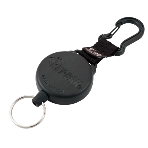 Securit Key Chains, Polycarbonate, 48" Cable, Carabiner Attachment Duraquip Inc
