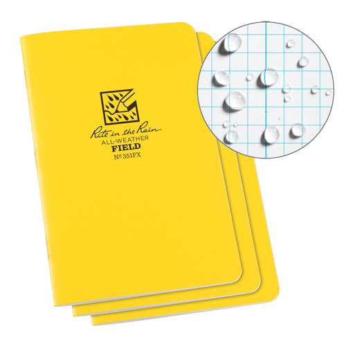 Notebook, Soft Cover, Yellow, 48 Pages, 4-5/8" W x 7" L Duraquip Inc