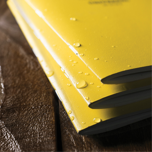 Notebook, Soft Cover, Yellow, 48 Pages, 4-5/8" W x 7" L Duraquip Inc