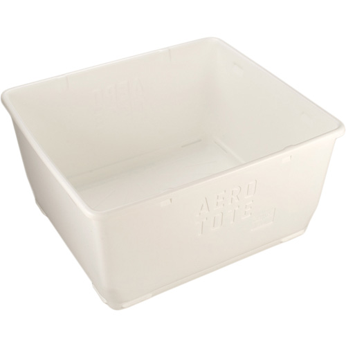 Food Storage Container, Plastic, 108 gal. Capacity, White Duraquip Inc