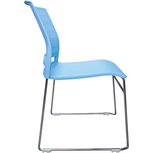 Chaises empilables s&eacute;rie Activ, Polypropyl&egrave;ne, Hauteur 32-3/8", Capacit&eacute; 275 lb, Bleu Duraquip Inc