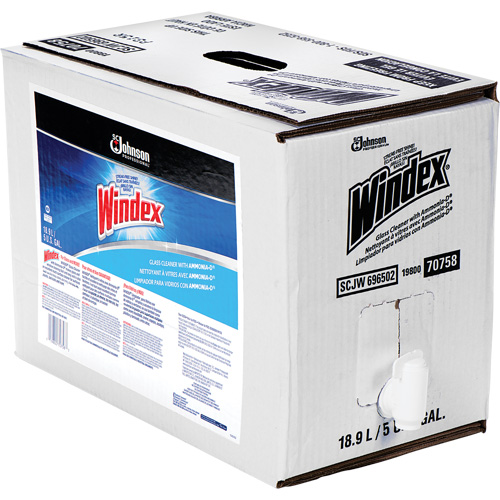 Windex&reg; Glass Cleaner with Ammonia-D&reg;, 5 gal., Bag Duraquip Inc