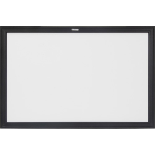 Black MDF Frame Whiteboard, Dry-Erase/Magnetic, 36" W x 24" H Duraquip Inc
