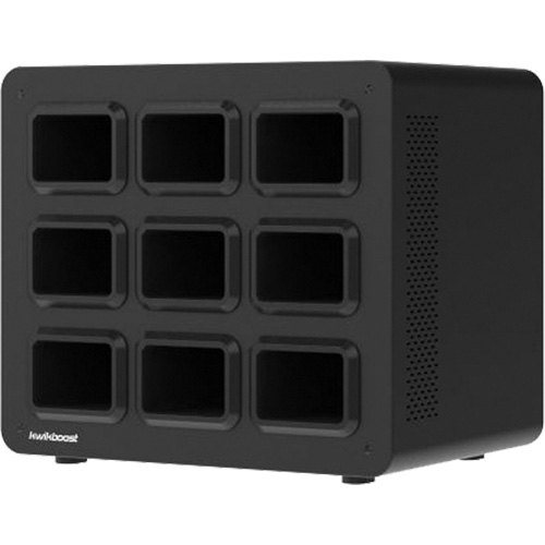 Base de poste de recharge KwikBoost EdgePower pour 9 batteries Duraquip Inc