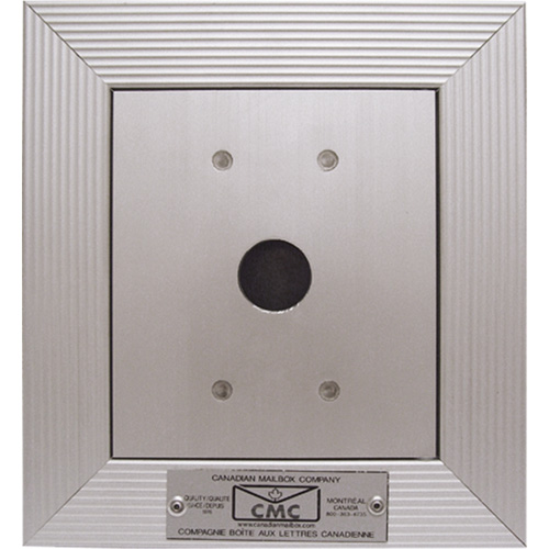 Full-Recessed Key Keeper Box, Wall -Mounted, 4-9/16" x 4", Aluminum Duraquip Inc