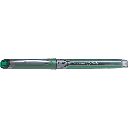 Hi-Tecpoint Grip Pen, Green, 0.5 mm Duraquip Inc