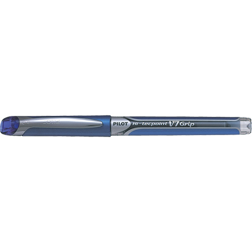 Hi-Tecpoint Grip Pen, Blue, 0.7 mm Duraquip Inc