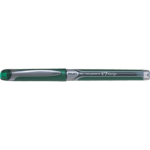 Hi-Tecpoint Grip Pen, Green, 0.7 mm Duraquip Inc