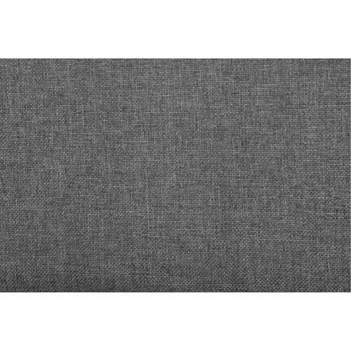 Chaise pliante de luxe en tissu rembourr&eacute;e, Acier, Gris, Capacit&eacute; 300 lb Duraquip Inc
