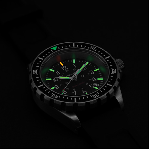 Large Diver's Quartz Watch, Digital, Battery Operated, 41 mm, Black Duraquip Inc