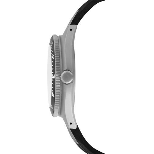 Montre Steel Navigator sur ensemble bracelet en caoutchouc noir de trois morceaux, Num&eacute;rique, &agrave; piles, 41 mm, Noir Duraquip Inc