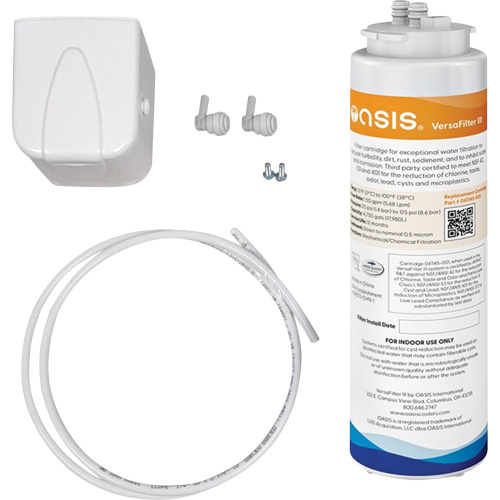 Versafilter III Universal Filter Kit, For OASIS Drinking Fountains/OASIS Bottle Fillers Duraquip Inc