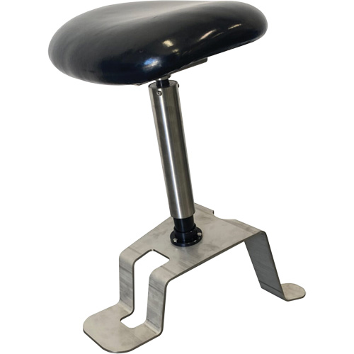 TA200 Sit-Stand Stool, Vinyl, Black, 280 lbs. Capacity Duraquip Inc