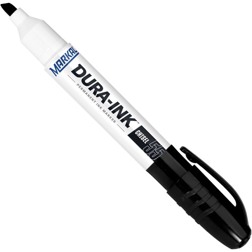 Marqueur permanent Dura-Ink 55, Noir, Pointe Ciseau Duraquip Inc