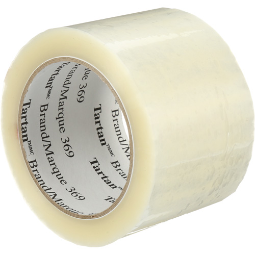 Tartan Box Sealing Tape, Hot Melt Adhesive, 1.6 mils, 72 mm (3") x 100 m (330') Duraquip Inc