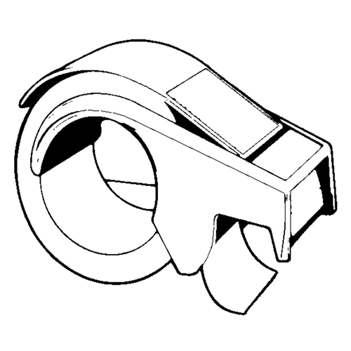 Hand Tape Dispenser, Standard Duty, Fits Tape Width Of 50.8 mm (2") Duraquip Inc