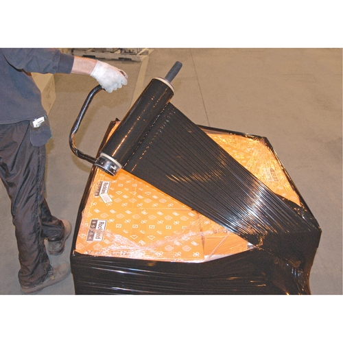 Film &eacute;tirable, Calibre 80 (20,3 microm&egrave;tres), 18" x 1000', Noir opaque Duraquip Inc