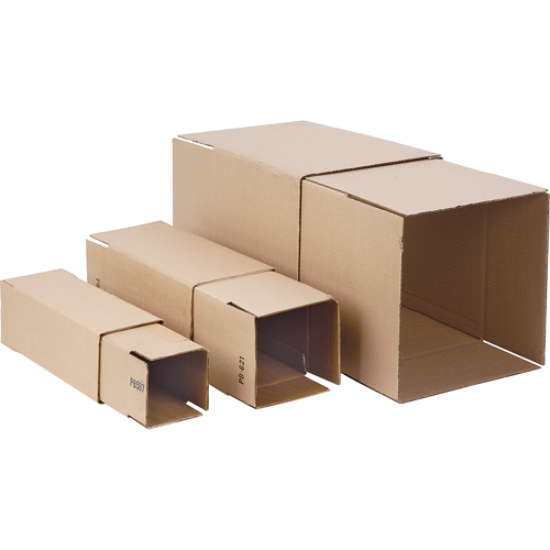 Telescopic Corrugated Boxes, 12" W x 12" L, 24" - 48" Height Range Duraquip Inc