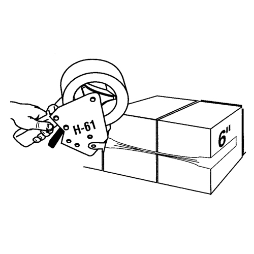 Stretchable Tape, 5 mils Thick, 38.1 mm (1-1/2") x 55 m (180')  Duraquip Inc