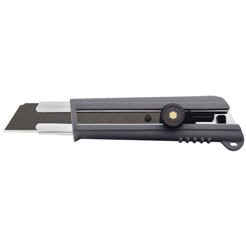 Comfort-Grip Knife, 25 mm, Carbon Steel, Heavy-Duty, Rubber Handle Duraquip Inc