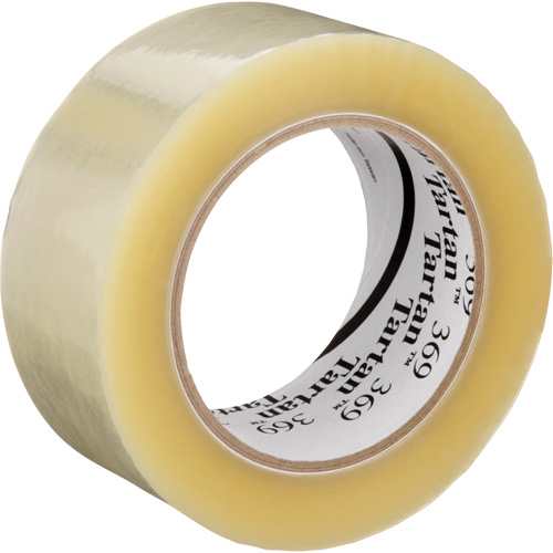 Tartan 369 Box Sealing Tape, Acrylic Adhesive, 1.6 mils, 48 mm (1-22/25") x 100 m (328') Duraquip Inc