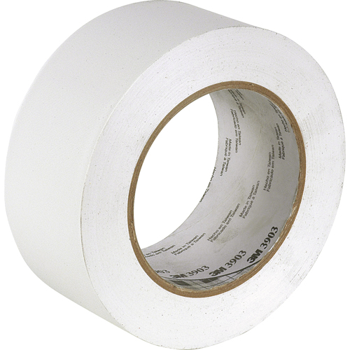 Rubans adh&eacute;sifs en vinyle 3903, 50 mm (2") la x 45,5 m (149,25') lo, 6,3 mils, Blanc Duraquip Inc