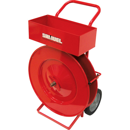 Distributeur de feuillards, Feuillard Polyester/Acier/Polypropyl&egrave;ne, Dia de noyau 16", largeur de rouleau 2,875" Duraquip Inc