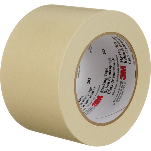 Highland 203 Masking Tape, 72 mm (3") x 55 m (180'), Beige Duraquip Inc