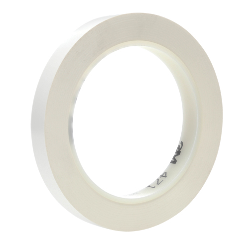 471 Vinyl Tape, 38 mm (1-1/2") W x 32.9 m (108') L, 5.3 mils, White Duraquip Inc