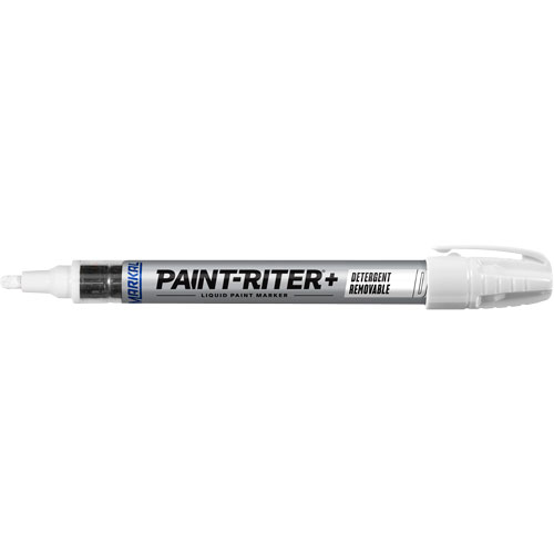 Marqueur &agrave; peinture nettoyable au d&eacute;tergent Paint-Riter+, Liquide, Blanc Duraquip Inc