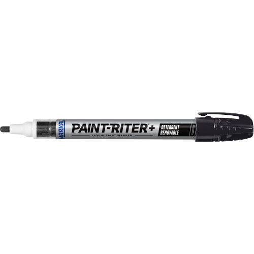 Marqueur &agrave; peinture nettoyable au d&eacute;tergent Paint-Riter+, Liquide, Noir Duraquip Inc