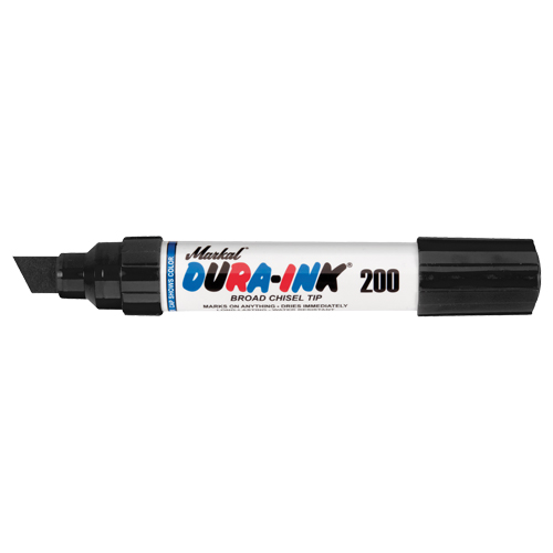 Dura-Ink&reg; - #200 Marker, Chisel, Black Duraquip Inc