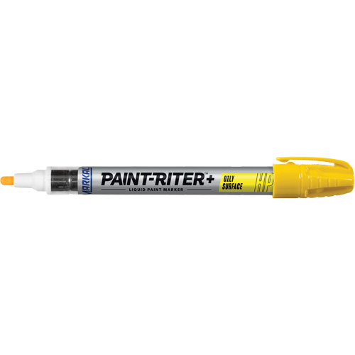 Paint-Riter&reg; + Oily Surface Marker, Liquid, Yellow Duraquip Inc