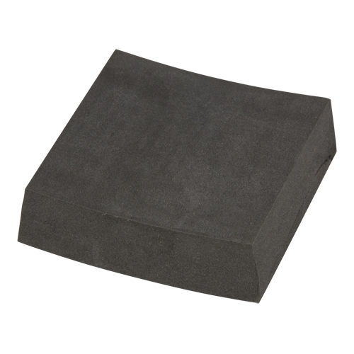 Black Neoprene Foam, 1" Thick, 3" L x 3" W Duraquip Inc