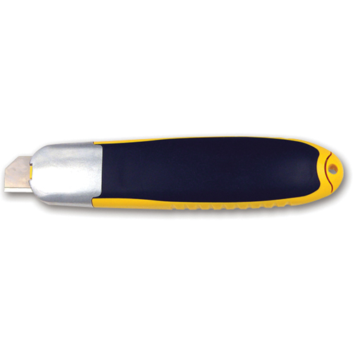 Automatic Self-Retracting Safety Knife, 15 mm, Carbon Steel, Plastic Handle Duraquip Inc