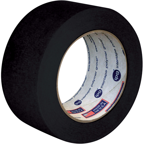 Utility Grade Coloured Masking Tape, 18 mm (3/4") x 55 m (180'), Black Duraquip Inc