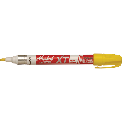 Pro-Line&reg; XT Paint Marker, Liquid, Yellow Duraquip Inc
