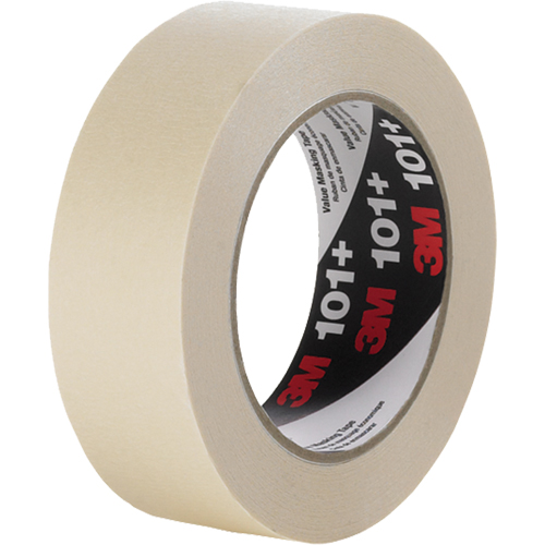 101+ Value Masking Tape, 18 mm (3/4") x 55 m (180'), Tan Duraquip Inc