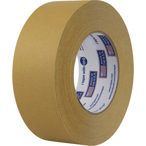 Utility Paper Flatback Tape, 48 mm (2") x 54.8 m (180'), Kraft Duraquip Inc