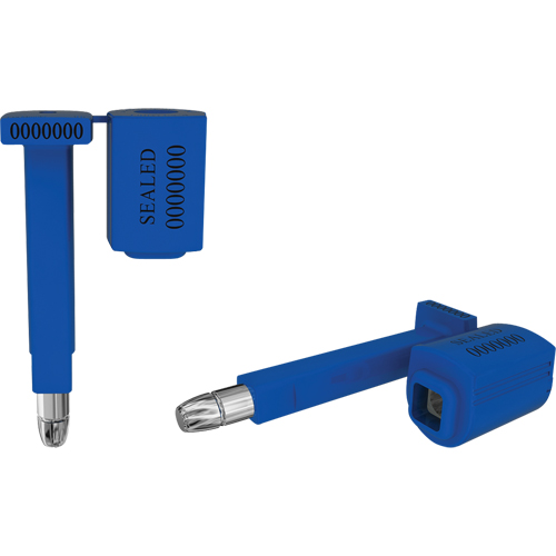 Scell&eacute;s de haute s&eacute;curit&eacute; Locktainer, 3-1/4", M&eacute;tal, Scell&eacute; &agrave; boulon Duraquip Inc