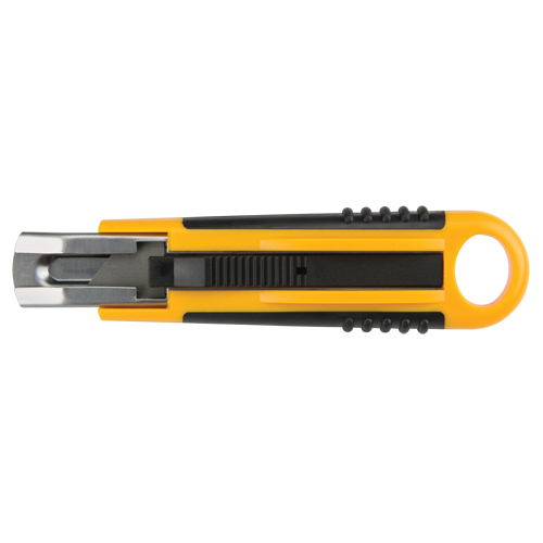 Couteau autor&eacute;tractable ATK1000, 18 mm, Acier au carbone, Prise en Plastique Duraquip Inc