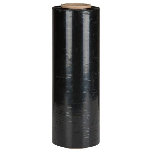 Film &eacute;tirable manuel, Calibre 80 (20,3 microm&egrave;tres), 18" x 1500', Noir opaque Duraquip Inc