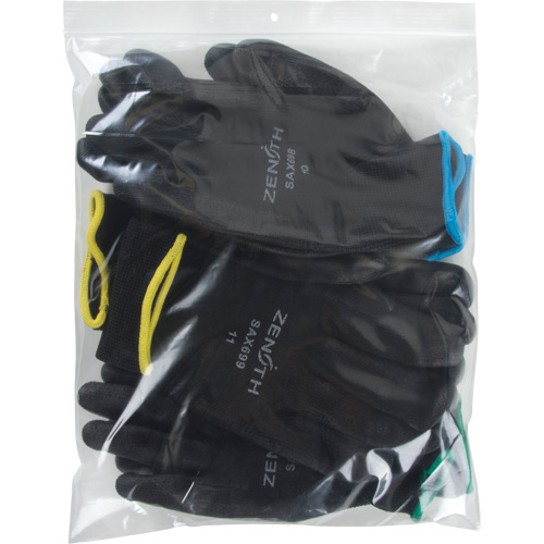 Poly Bags, Reclosable, 12" x 10", 2 mils Duraquip Inc