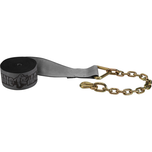 Winch Strap with Chain Anchor Duraquip Inc