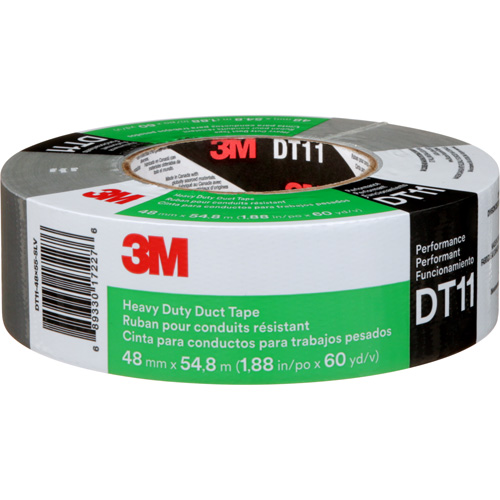 Ruban adh&eacute;sif robuste DT11, 11 mils, Argent, 48 mm (2") x 55 m (180') Duraquip Inc