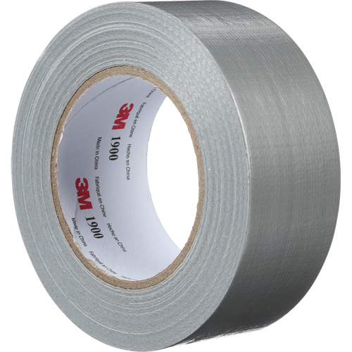 1900 Value Duct Tape, 5.8 mils, Silver, 48 mm (2") x 5.7 m (18.7') Duraquip Inc