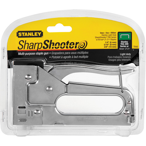Light-Duty Staple Gun, 5/16"/1/4"/3/8" Staples Duraquip Inc