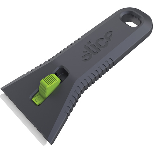 Slice Racloir utilitaire auto-r&eacute;tractable, Lame C&eacute;ramique, Largeur 65 mm, Manche Nylon Duraquip Inc